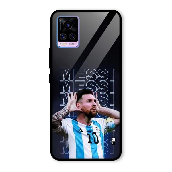 The Football Genius Glass Back Case for Vivo V20 Pro