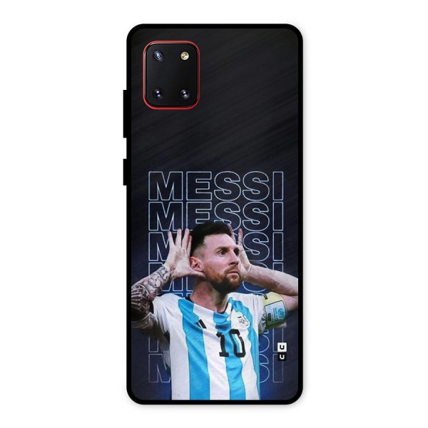 The Football Genius Metal Back Case for Galaxy Note 10 Lite