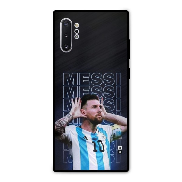 The Football Genius Metal Back Case for Galaxy Note 10 Plus