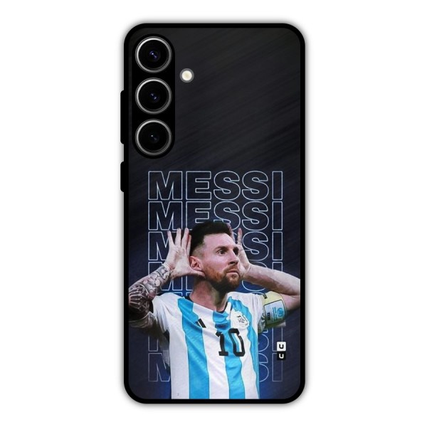 The Football Genius Metal Back Case for Galaxy S24 Plus