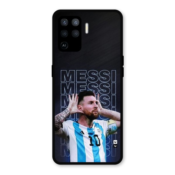 The Football Genius Metal Back Case for Oppo F19 Pro