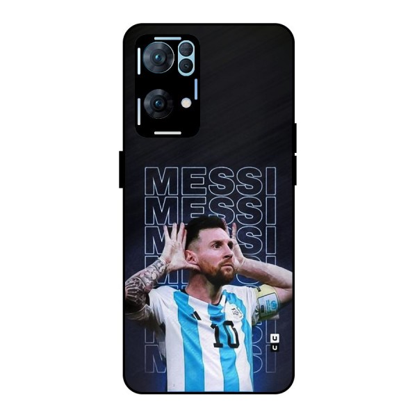 The Football Genius Metal Back Case for Oppo Reno7 Pro 5G