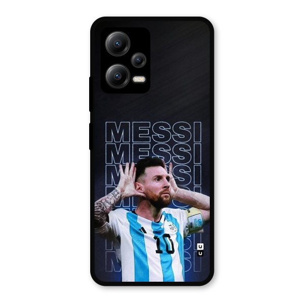 The Football Genius Metal Back Case for Poco X5