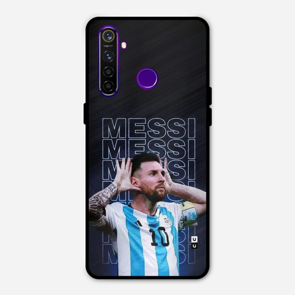 The Football Genius Metal Back Case for Realme 5 Pro