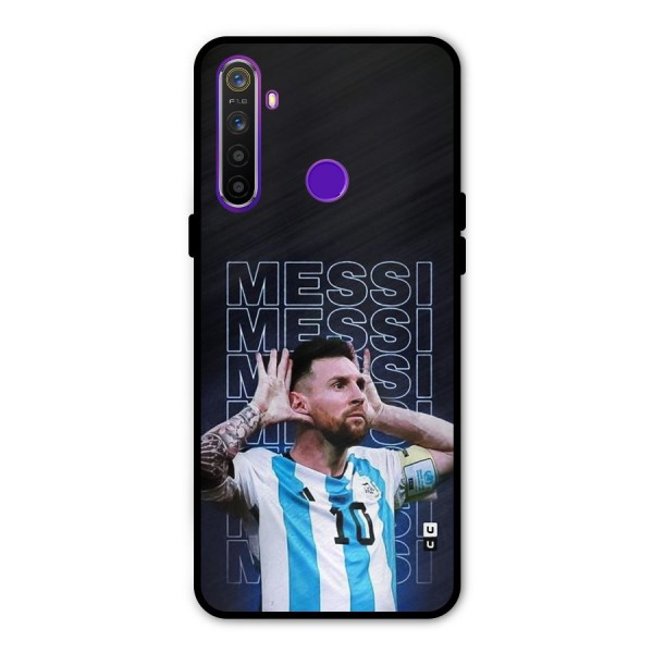 The Football Genius Metal Back Case for Realme Narzo 10