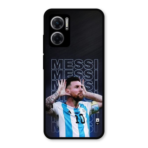 The Football Genius Metal Back Case for Redmi 11 Prime 5G