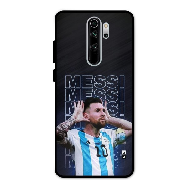 The Football Genius Metal Back Case for Redmi Note 8 Pro