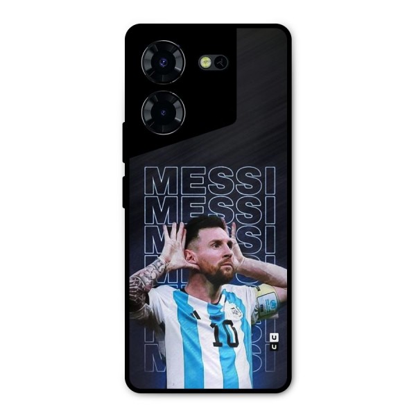The Football Genius Metal Back Case for Tecno Pova 5 Pro 5G