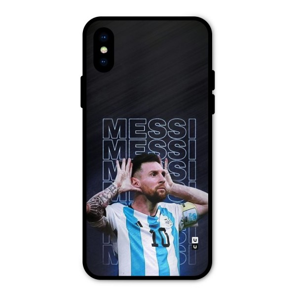The Football Genius Metal Back Case for iPhone XS