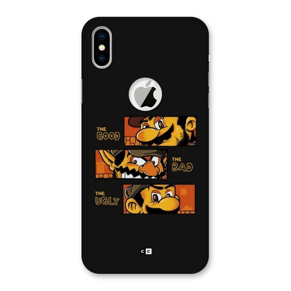 The Good Bad Ugly Back Case for iPhone X Logo Cut