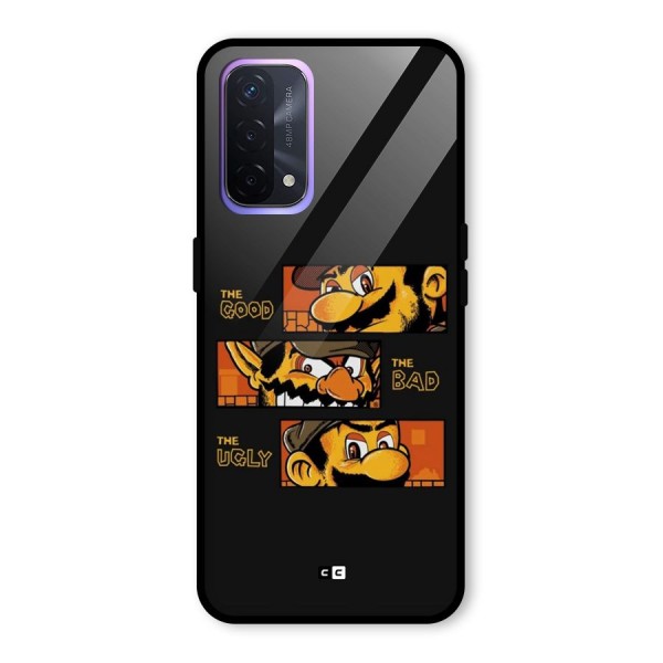 The Good Bad Ugly Glass Back Case for Oppo A74 5G