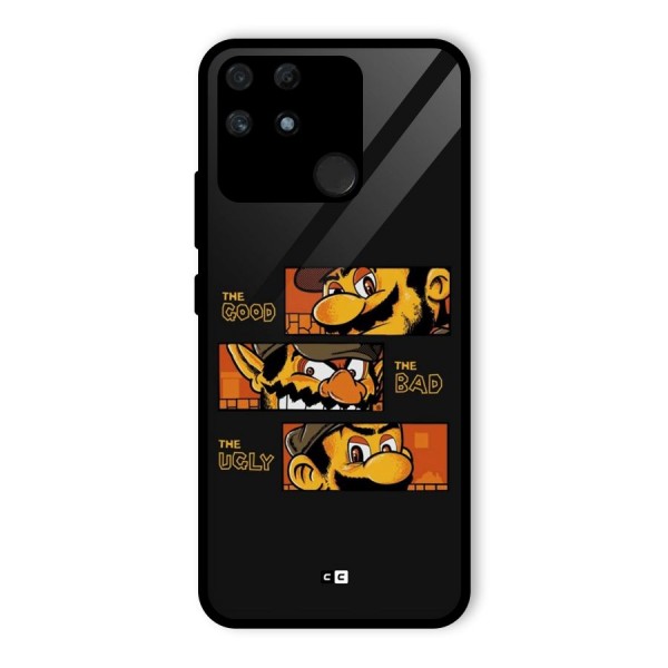 The Good Bad Ugly Glass Back Case for Realme Narzo 50A