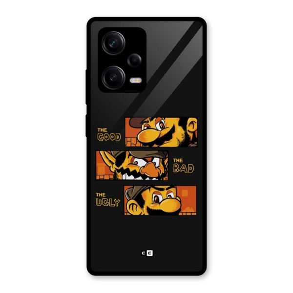 The Good Bad Ugly Glass Back Case for Redmi Note 12 Pro
