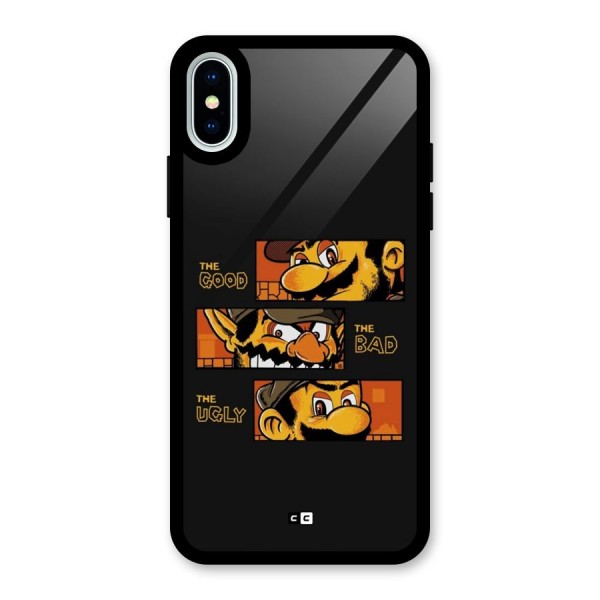 The Good Bad Ugly Glass Back Case for iPhone X