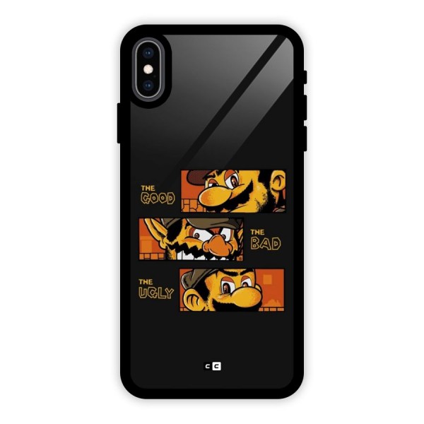 The Good Bad Ugly Glass Back Case for iPhone XS Max