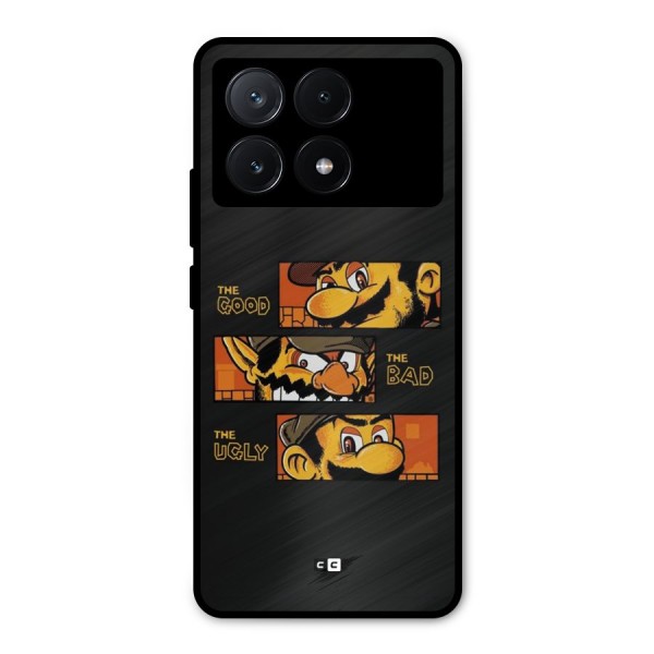 The Good Bad Ugly Metal Back Case for Poco X6 Pro