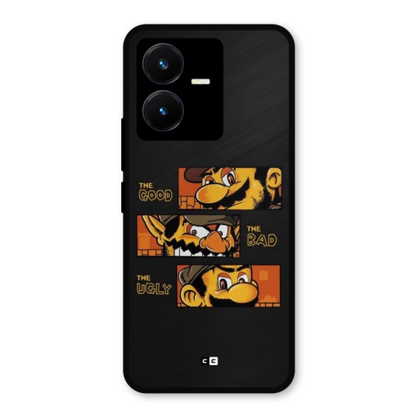 The Good Bad Ugly Metal Back Case for Vivo Y22
