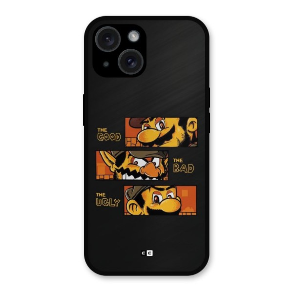 The Good Bad Ugly Metal Back Case for iPhone 15