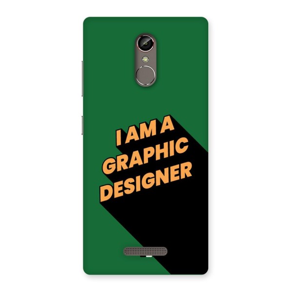 The Graphic Designer Back Case for Gionee S6s