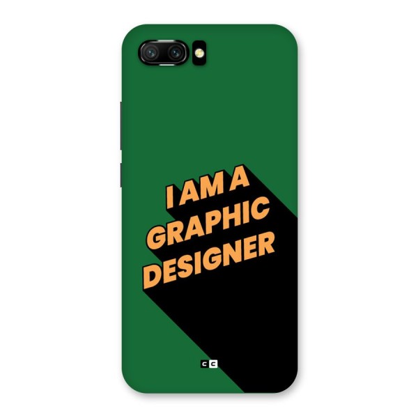 The Graphic Designer Back Case for Honor 10