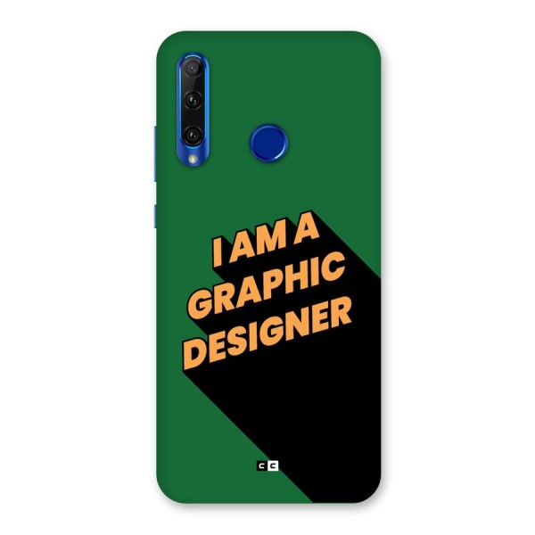 The Graphic Designer Back Case for Honor 20i