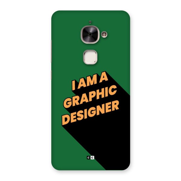 The Graphic Designer Back Case for Le 2