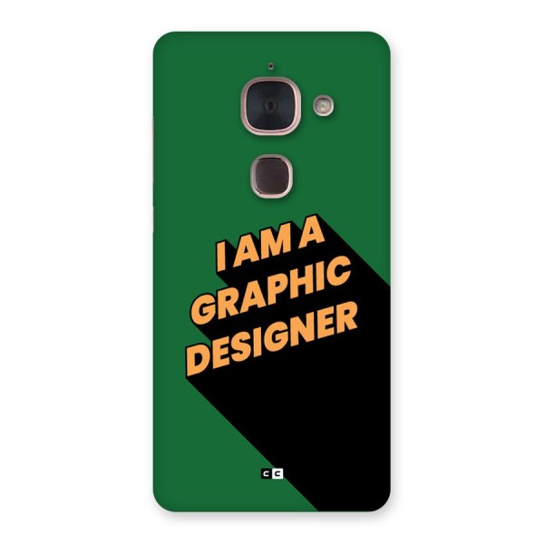 The Graphic Designer Back Case for Le Max 2