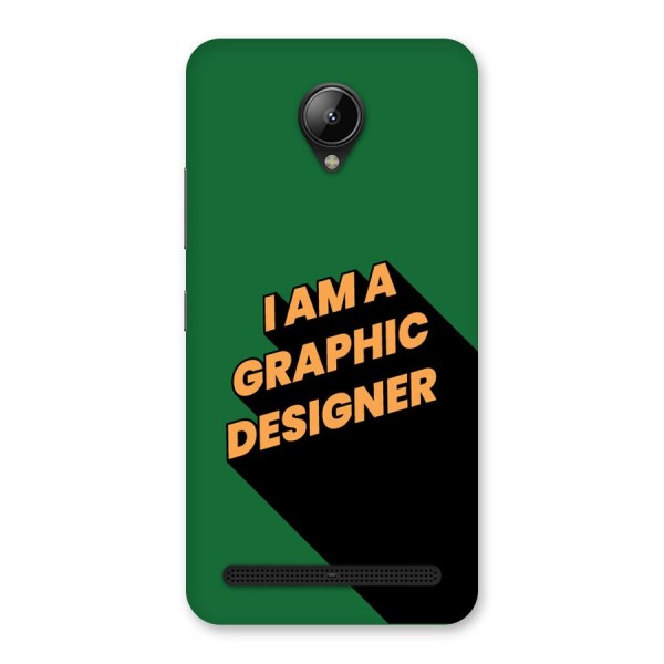 The Graphic Designer Back Case for Lenovo C2