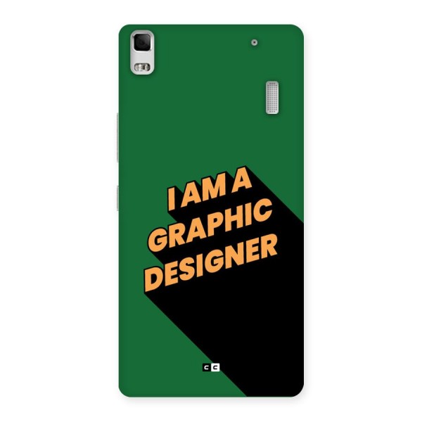 The Graphic Designer Back Case for Lenovo K3 Note