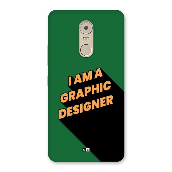 The Graphic Designer Back Case for Lenovo K6 Note