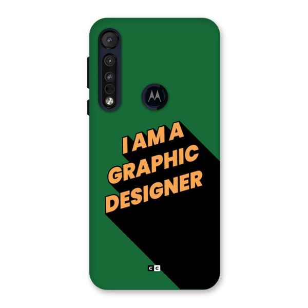 The Graphic Designer Back Case for Motorola One Macro