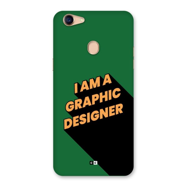 The Graphic Designer Back Case for Oppo F5 Youth