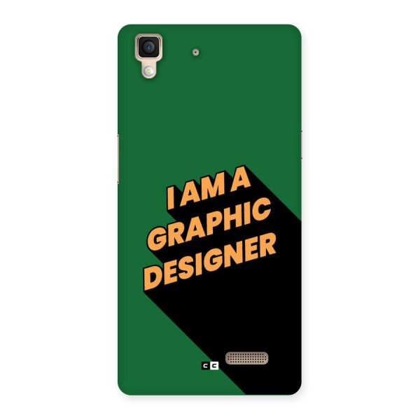 The Graphic Designer Back Case for Oppo R7