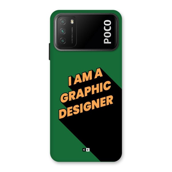 The Graphic Designer Back Case for Poco M3