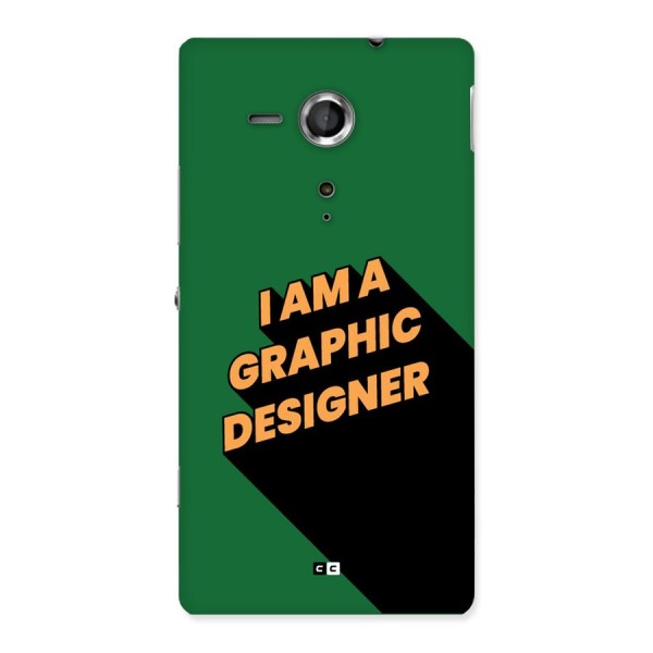 The Graphic Designer Back Case for Xperia Sp