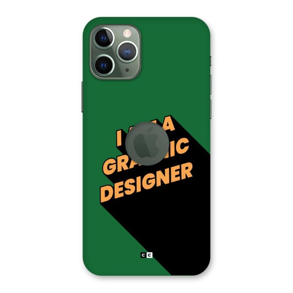 The Graphic Designer Back Case for iPhone 11 Pro Logo Cut