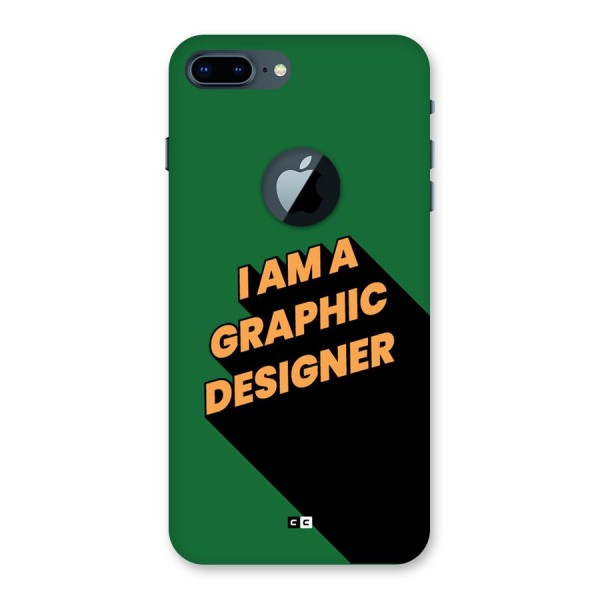 The Graphic Designer Back Case for iPhone 7 Plus Logo Cut