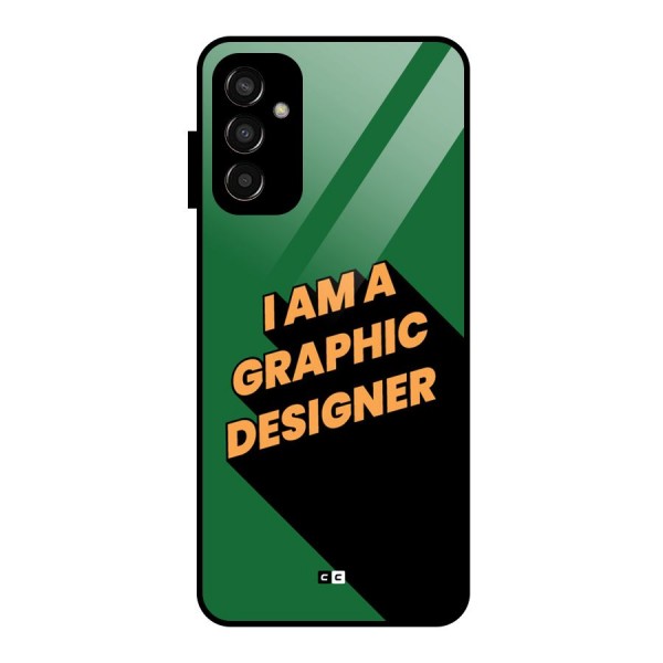 The Graphic Designer Glass Back Case for Galaxy F13