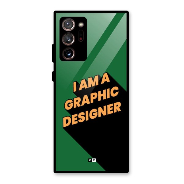 The Graphic Designer Glass Back Case for Galaxy Note 20 Ultra