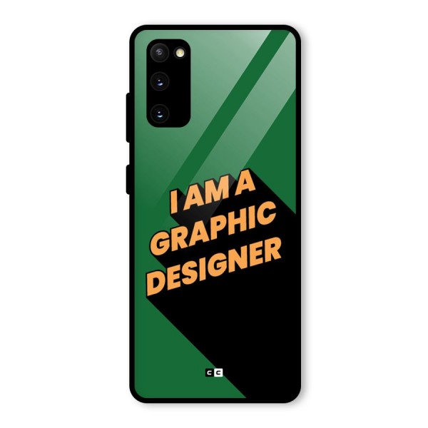 The Graphic Designer Glass Back Case for Galaxy S20 FE 5G