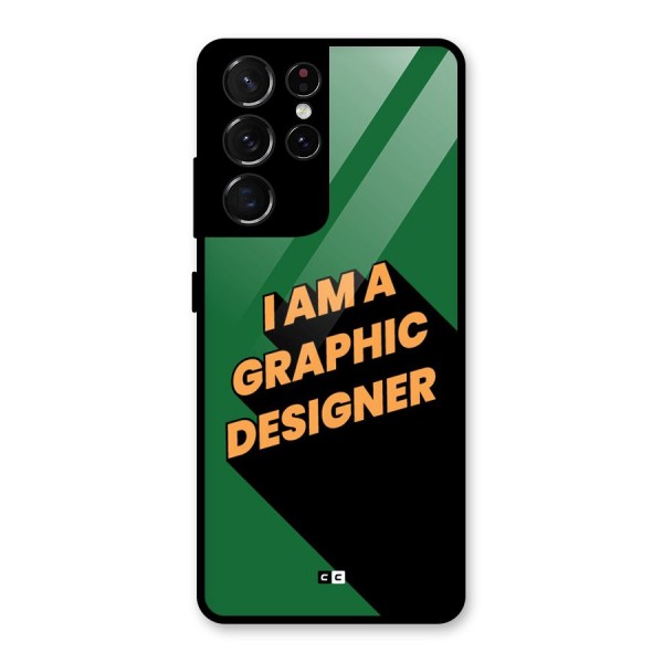 The Graphic Designer Glass Back Case for Galaxy S21 Ultra 5G