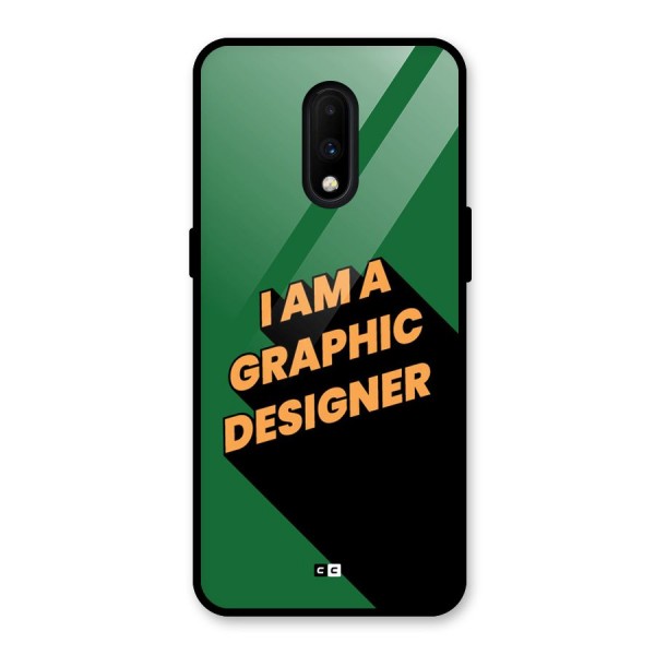 The Graphic Designer Glass Back Case for OnePlus 7