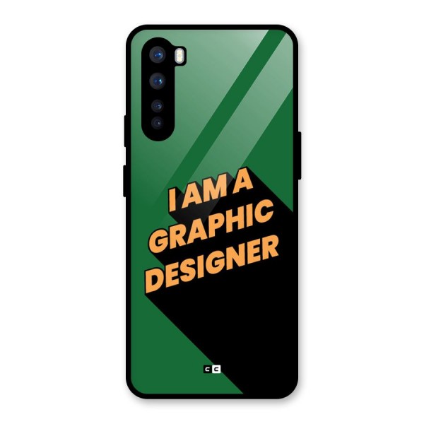 The Graphic Designer Glass Back Case for OnePlus Nord