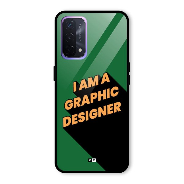The Graphic Designer Glass Back Case for Oppo A74 5G