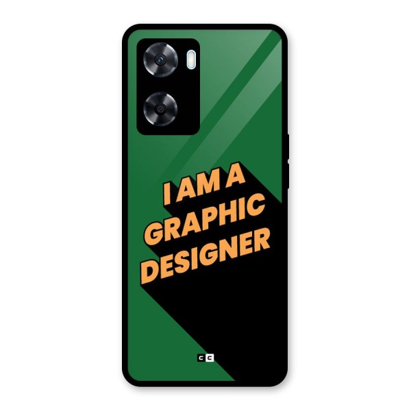 The Graphic Designer Glass Back Case for Oppo A77