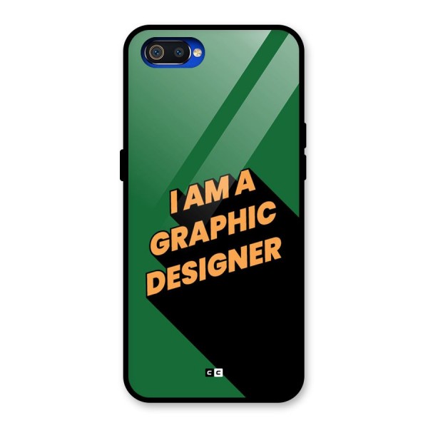 The Graphic Designer Glass Back Case for Realme C2