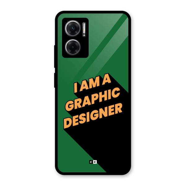 The Graphic Designer Glass Back Case for Redmi 11 Prime 5G