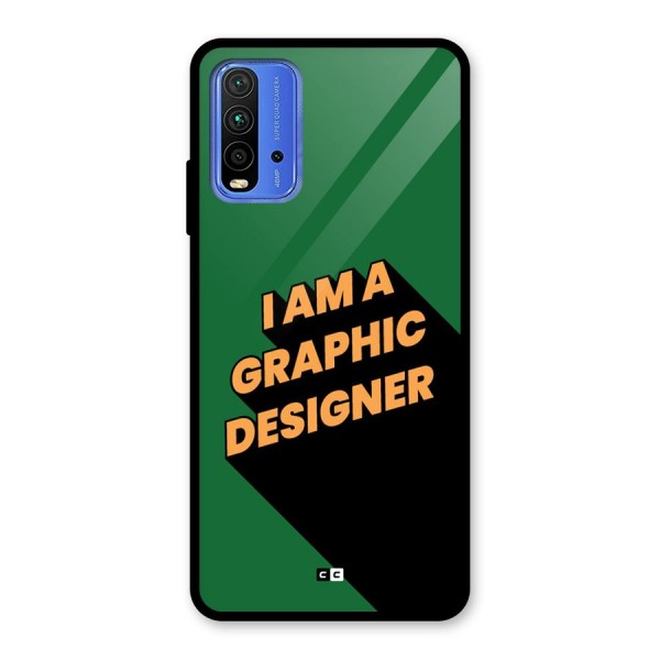The Graphic Designer Glass Back Case for Redmi 9 Power