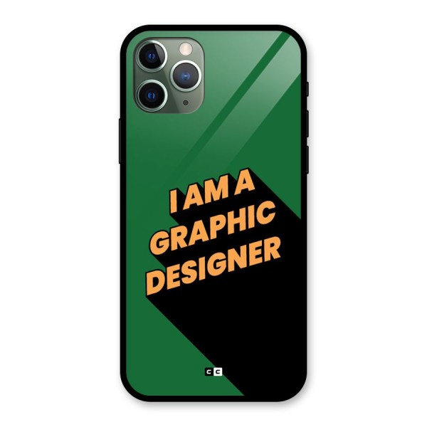 The Graphic Designer Glass Back Case for iPhone 11 Pro