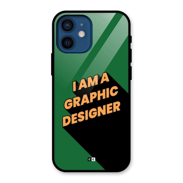 The Graphic Designer Glass Back Case for iPhone 12 Mini